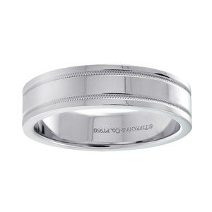 Tiffany & Co. 950 Platinum Wedding Band
